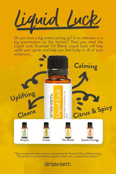 essential oils for luck|good luck essential oil blend.